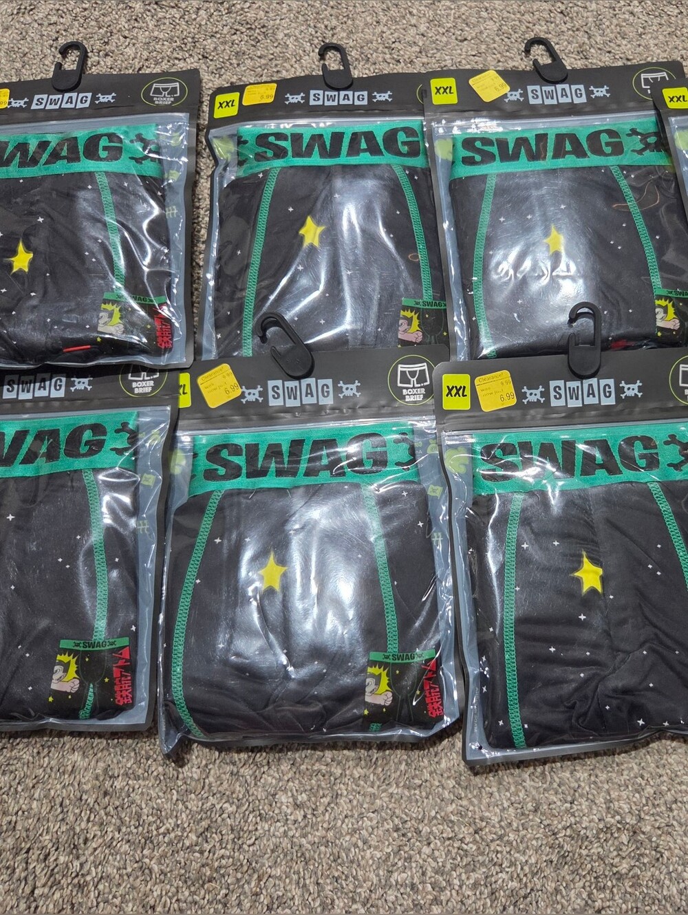 Swag Astro Boy Mens Boxer Briefs Size XXL New Includes 8